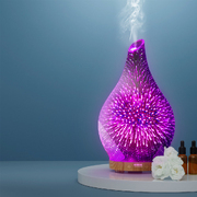 3D LED Essential Oils Aroma Diffuser - Firework Humidifier