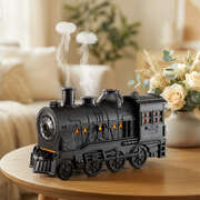 Train Aroma Diffuser Essential Oil Humidifier 300ml Smoke Ring LED Timer