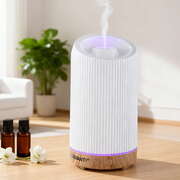 Ultrasonic Aroma Diffuser 200ml LED Humidifier for Aromatherapy Forest Scent