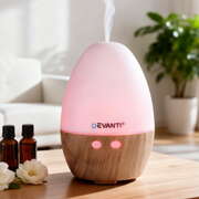 Ultrasonic Aroma Diffuser 130ml LED Humidifier for Aromatherapy Forest Scent