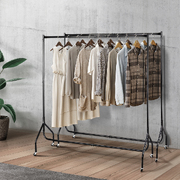 Set of 2 Clothes Racks Metal Garment Coat Hanger