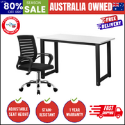 Modern Home Office Desk & Chair Set for Comfort and Productivity