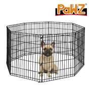 unique hex shaped 8 Panel Fence Black Playpen 36"