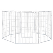 8 Panel 32'' Pet Dog Playpen Puppy White 2.5kg Mackerel & Lamb