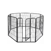 8 Panel Pet Dog Playpen Puppy Exercise Black 4kg chicken