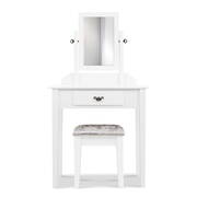 Dressing Table Stool Mirror Makeup Jewellery Organiser Cabinet Drawer