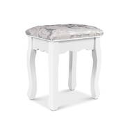 Dressing Stool Bedroom White Make Up Chair Living Room Fabric Furniture