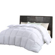 All Season Microfiber Down Alternative Comforter Quilt in Single Size