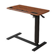 Modern Mobile Standing Desk Foldable Brown Fold - Durable Frame