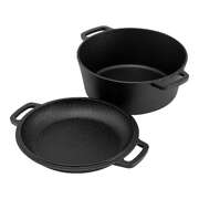 5L Cast Iron Dutch Oven Pot Sourdough Bread | EXTG