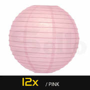 12" Paper Lanterns for Wedding Party Festival Decoration - Mix and Match Colours