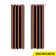 2x Blockout Curtains Panels Blackout 3 Layers  Room Darkening  180x230cm