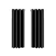 2x Blockout Curtains 3 Layers Eyelet Room Darkening 240x230cm