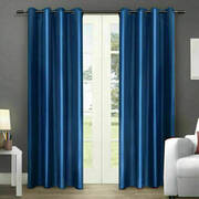 2x Blockout Curtains Panels Blackout 3 Layers Eyelet Room Darkening  300x230cm