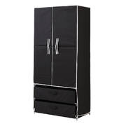 Portable Wardrobe Clothes Closet Storage Cloth Organizer Shelf 2 drawers