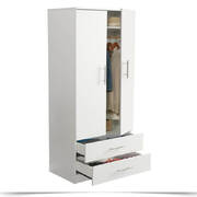 Home Kitchen Bedroom Cupboard Organizer Wooden Wardrobe Cabinet