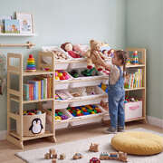 Kids Toy Box 12 Bins 6 Shelves Storage Rack | EXTG