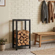 Firewood Rack Metal Log Holder Indoor Outdoor | EXTG