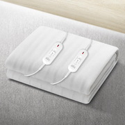 Heated Electric Blanket Washable Fully Fitted Polyester Underlay Pad Double