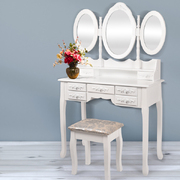 Dressing Table Jewellery Organiser Mirror Makeup Drawer Bedroom Furniture