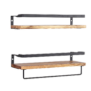 Floating Shelf Towel Rail Rack