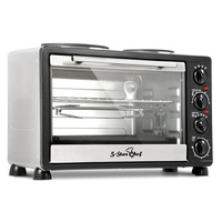 34L Benchtop Convection Oven with Twin Hot Plate