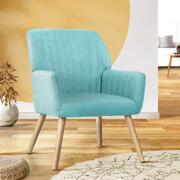 Blue Bliss: Armchair Lounge Sofa Chair for Ultimate Comfort