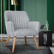 Elegance in Grey: The Perfect Fabric Accent Armchair for Your Lounge