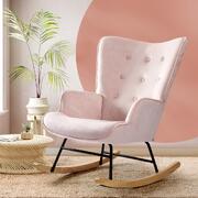 Luxurious Velvet Rocking Chair: Perfect Blend of Comfort and Style