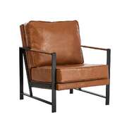 Lounge Armchair Sofa Chair Leather Accent Chair