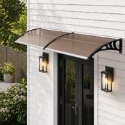 Door Awning Brown Canopy 300x76x23cm