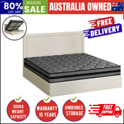 Bed Frame With Mattress Set Queen Size Gas Lift Storage ADI