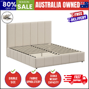 Bed Frame Double Size Beds Platform Gas Lift Storage Base VISH