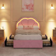 King Single Bed Frame Velvet