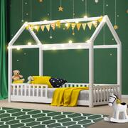 Enchanting Timber House Bed Frame for Kids: A Dreamy Sleeping Haven