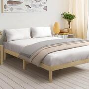 Bed Frame Queen Size Wooden Timber Mattress Base Bedroom Furniture