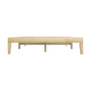 Bed Frame King Size Pine Wood Bed Base