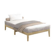 Bed Frame King Single Pine Wood Bed Base