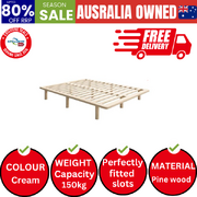 Bed Frame King Single Wooden Bed Base