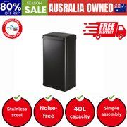 40L Motion Sensor Bin Automatic Black