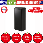 60L Motion Sensor Bin Automatic Black