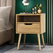 Bedside Table Drawers Side Tables Nightstand Bedroom Cabinet Wood