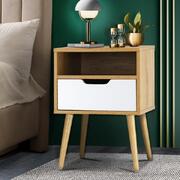Bedside Table Drawers Side Tables Nightstand Trendy Furniture Cabinet