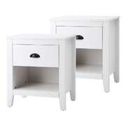 2x Bedside Table Nightstand Vintage