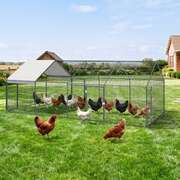 Chicken Coop Large Galvanised 4x2x1.5cm
