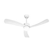 52" Ceiling Fan with LED Light 5-Speed Remote Control White