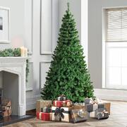 Christmas Tree 2.4M 8FT Xmas Decorations Home Decor Green 1400 tips