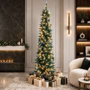Slim Led Christmas Tree White