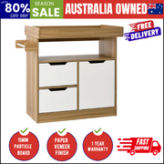 Baby Changing Table Nursery Storage Cabinet With Drawers And Shelves