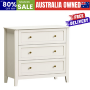 White Chest Of Drawers Storage 80x39.5x75cm